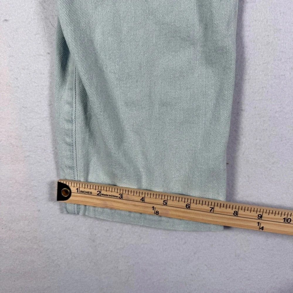 Hollister Ultra High-Rise Dad Jean Light Wash Cargo Denim 24x31 0R Skater Grunge